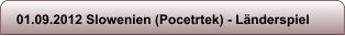 01.09.2012 Slowenien (Pocetrtek) - L�nderspiel